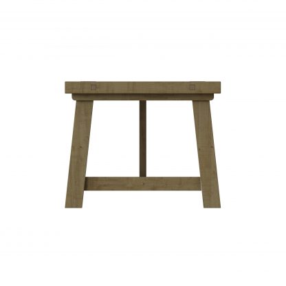 Saltash 2m Fixed Top Dining Table - Solid Reclaimed Natural Pine - Image 4