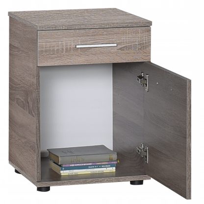 Adore Modern Bedside Cabinet - Latte Oak - Image 2