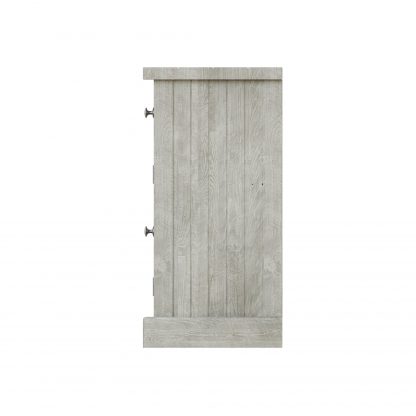 Bowood Large Straight Sideboard 4 Door Solid Wood Limewash - Image 9