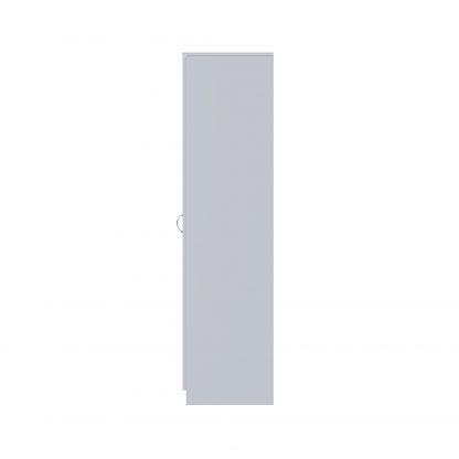 FWStyle Chilton 2 Door Wardrobe - Grey Gloss Front - Image 9