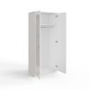 FWStyle Chilton 2 Door Wardrobe - White Gloss Front - Image 8