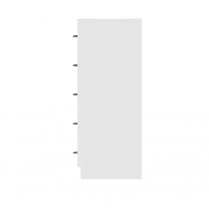 FWStyle Chilton 6 Drawer Chest Of Drawers - White Gloss Front - Image 6