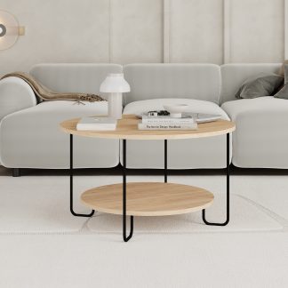 Corro Modern Coffee Table Oak