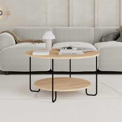 Corro Modern Coffee Table Oak