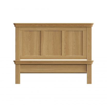 Faire 4ft6 Double Shaker Panel Bed in Natural Oak - Image 6