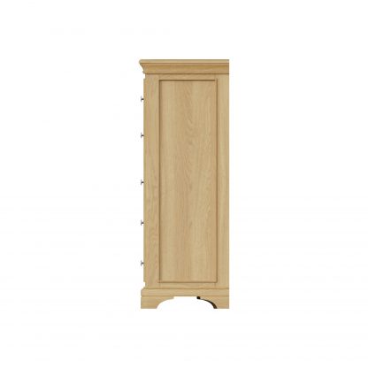Faire 8 Drawer Chest Of Drawers in Natural Oak with Oak Top - Image 8