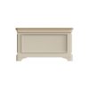 Faire Ottoman Blanket Box in Putty with Oak Top - Image 6