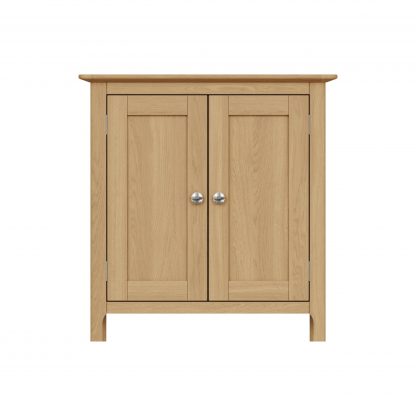 Taberno Oak 2 Door Compact Sideboard Natural Oak - Image 5