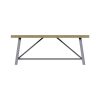 Lowry 2m Dining Table Driftwood Lacquered Solid Reclaimed Pine - Image 8