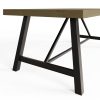 Lowry 2m Dining Table Driftwood Lacquered Solid Reclaimed Pine - Image 5