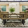 Lowry 2m Dining Table Driftwood Lacquered Solid Reclaimed Pine - Image 3