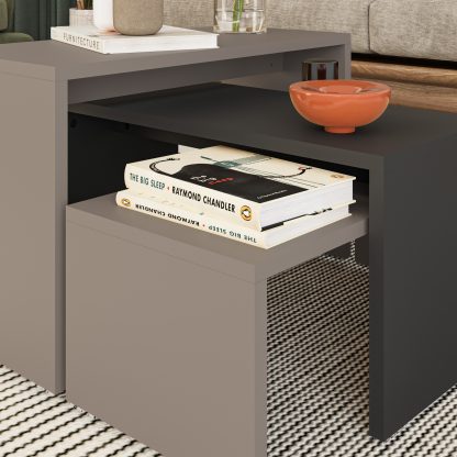 Kanta Modern Coffee Table Mocha Grey - Image 4