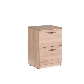 Sonoma Oak 2 Drawer Bedside