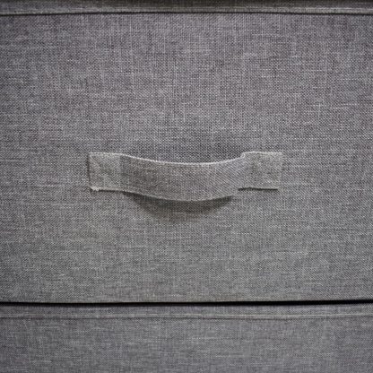 FWStyle Lotte Modern 2 Drawer Bedside Cabinet Grey - Image 9