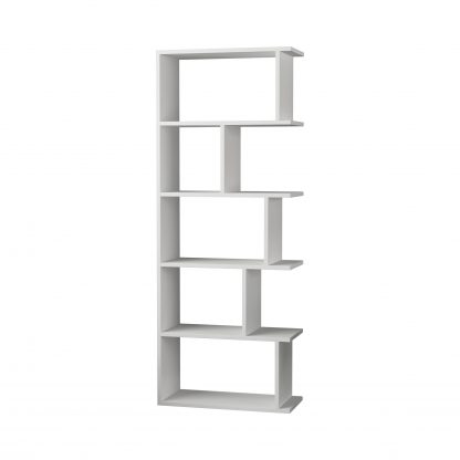 Tapi Modern Bookcase Display Unit White Tall 159cm - Image 3