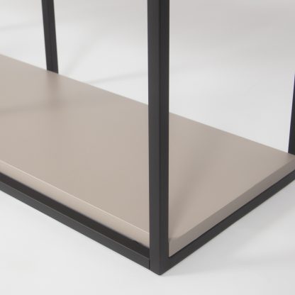 Pal Modern Bookcase Display Unit Mocha Grey Tall 178cm - Image 10