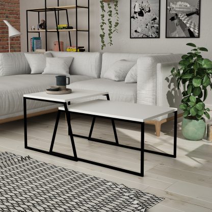 Pal Modern Coffee Table White - Image 7