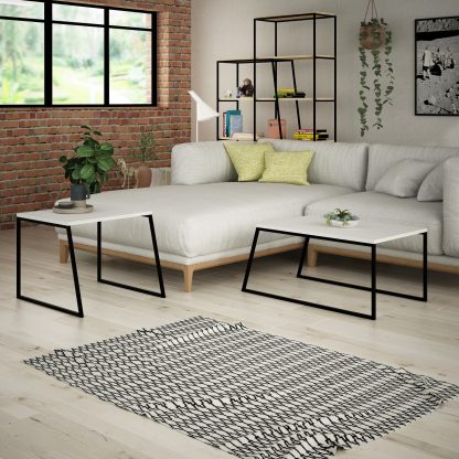 Pal Modern Coffee Table White - Image 10