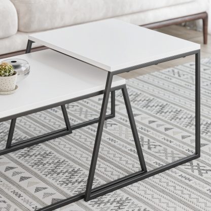 Pal Modern Coffee Table White - Image 8