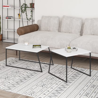 Pal Modern Coffee Table White - Image 9