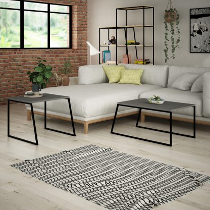 Pal Modern Coffee Table Anthracite Grey - Image 11