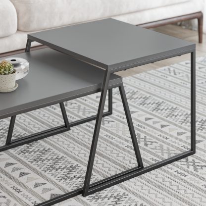 Pal Modern Coffee Table Anthracite Grey - Image 10