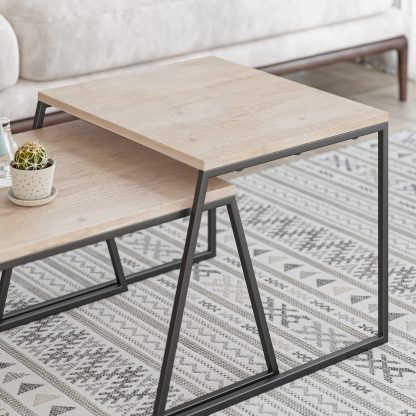 Pal Modern Coffee Table Oak - Image 9
