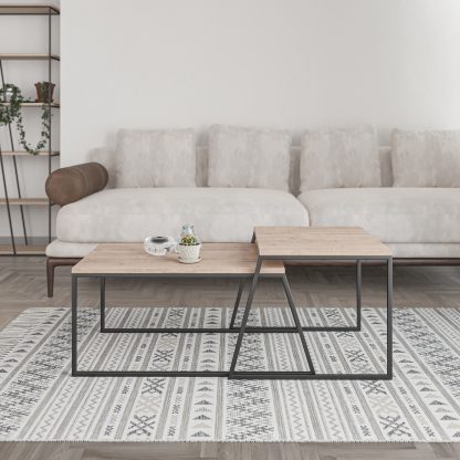 Pal Modern Coffee Table Oak - Image 13