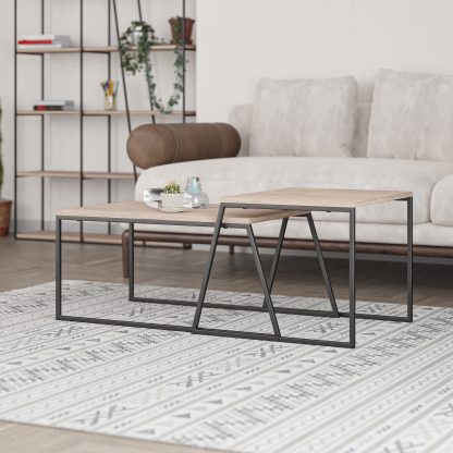 Pal Modern Coffee Table Oak - Image 7