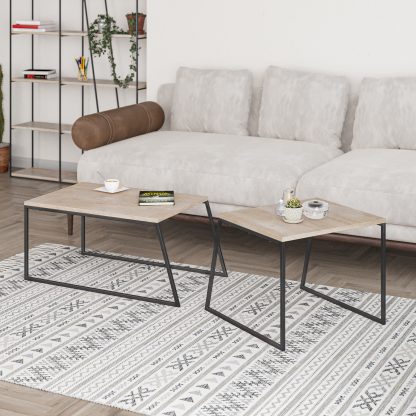 Pal Modern Coffee Table Oak - Image 8