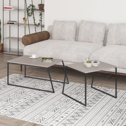 Pal Modern Coffee Table Mocha Grey - Image 10