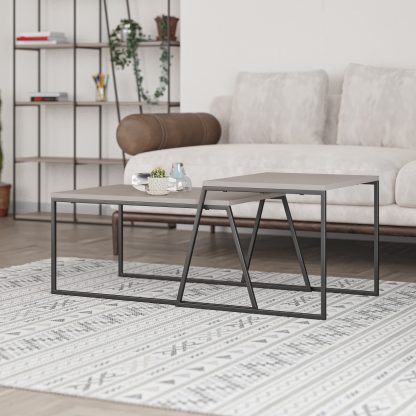 Pal Modern Coffee Table Mocha Grey - Image 12