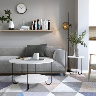 Corro Modern Coffee Table White