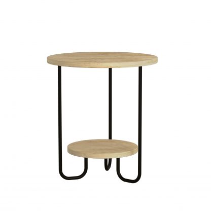 Corro Modern Side End Table Oak - Image 3