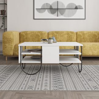 Norfolk Modern Coffee Table White