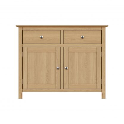 Taberno Oak 2 Door 2 Drawer Sideboard Natural Oak - Image 4