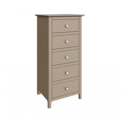 Palma 5 Drawer Chest of Drawers Putty - Image 4