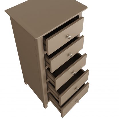 Palma 5 Drawer Chest of Drawers Putty - Image 6