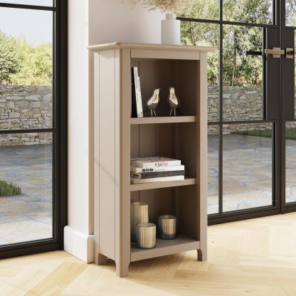 Palma 3 Tier Bookcase Putty - Image 3