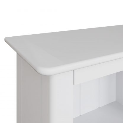 Palma 3 Tier Bookcase Pure White - Image 6