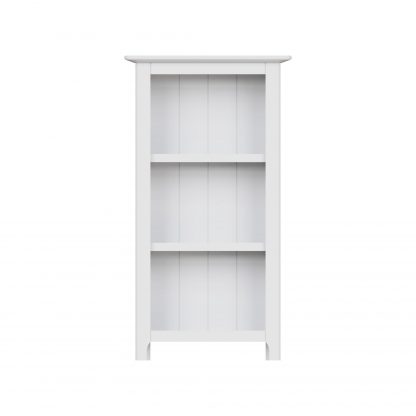 Palma 3 Tier Bookcase Pure White - Image 4