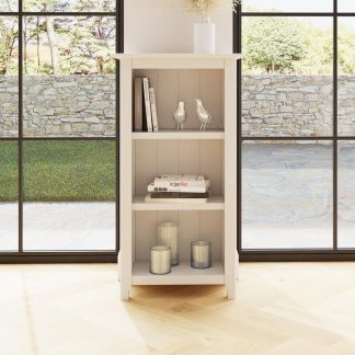 Palma 3 Tier Bookcase Pure White