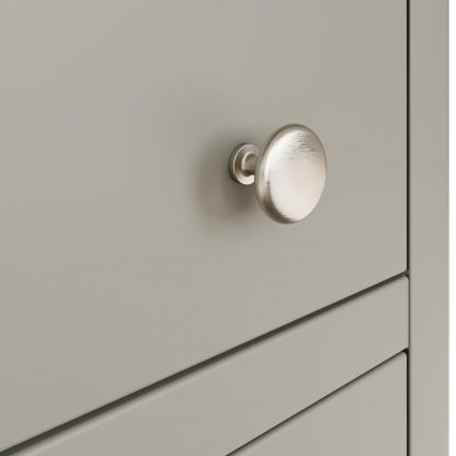 Palma 3 Drawer Bedside Cabinet Pale Grey - Image 8