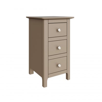 Palma 3 Drawer Bedside Cabinet Putty - Image 6
