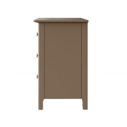 Palma 3 Drawer Bedside Cabinet Putty - Image 9