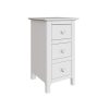 Palma 3 Drawer Bedside Cabinet Pure White - Image 6
