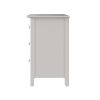 Palma 3 Drawer Bedside Cabinet Pure White - Image 9