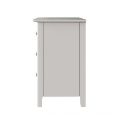 Palma 3 Drawer Bedside Cabinet Pure White - Image 9