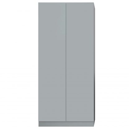 FWStyle Stora 2 Door Wardrobe - Matt Grey - Image 4