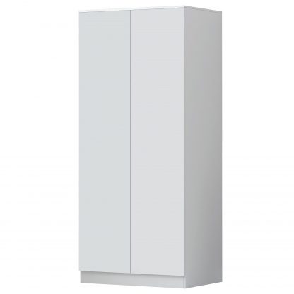 FWStyle Stora 2 Door Wardrobe - Matt White - Image 5